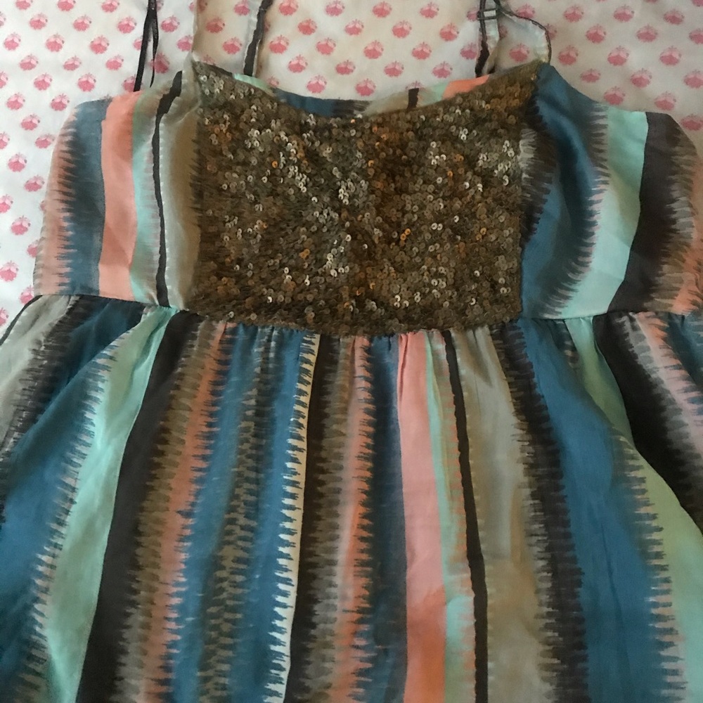 Forever 21+ sequin tribal summer tank top